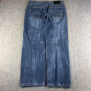 Rocawear Jeans Men's 36 Relaxed Fit Straight Leg Blue Denim Hip Hop Y2K Style
